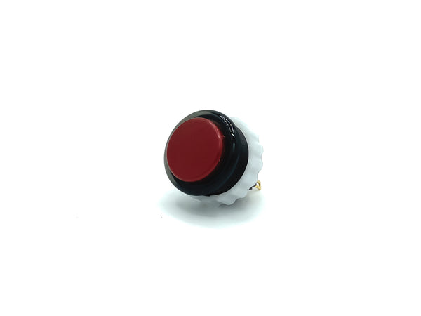 SEIMITSU PS-14-PSDN-R 24mm Screw Button Pearl Red/Smoke