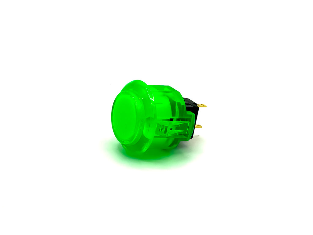 三和電子 OBSC-24 押しボタン クリアグリーン – Akecon-アケ魂-