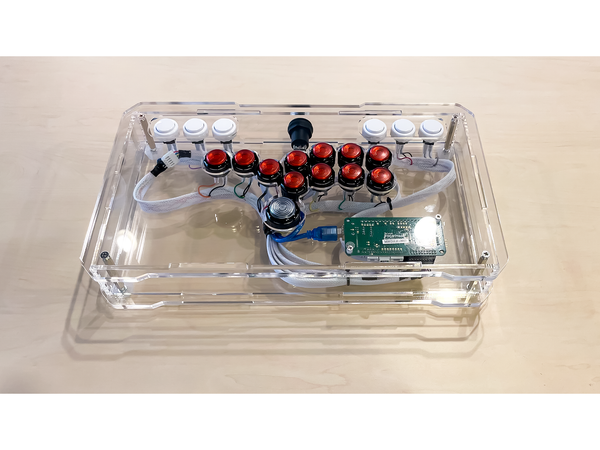 ZERO ONE STICKLESS [All-Button] Rev2 Clear Case Kit