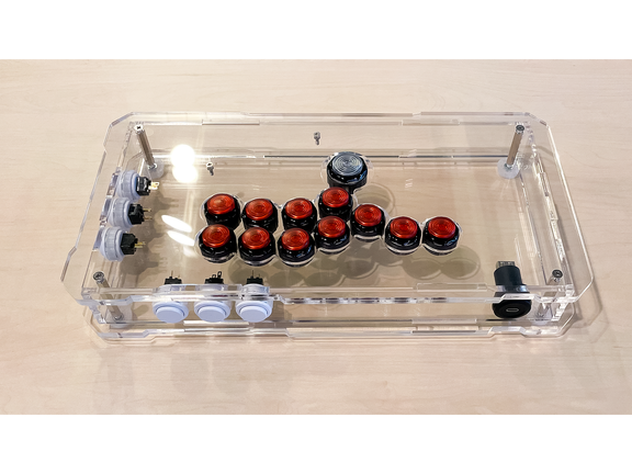 ZERO TWO STICKLESS [All-Button] Rev2 Clear Case Kit – Akecon-アケ魂-