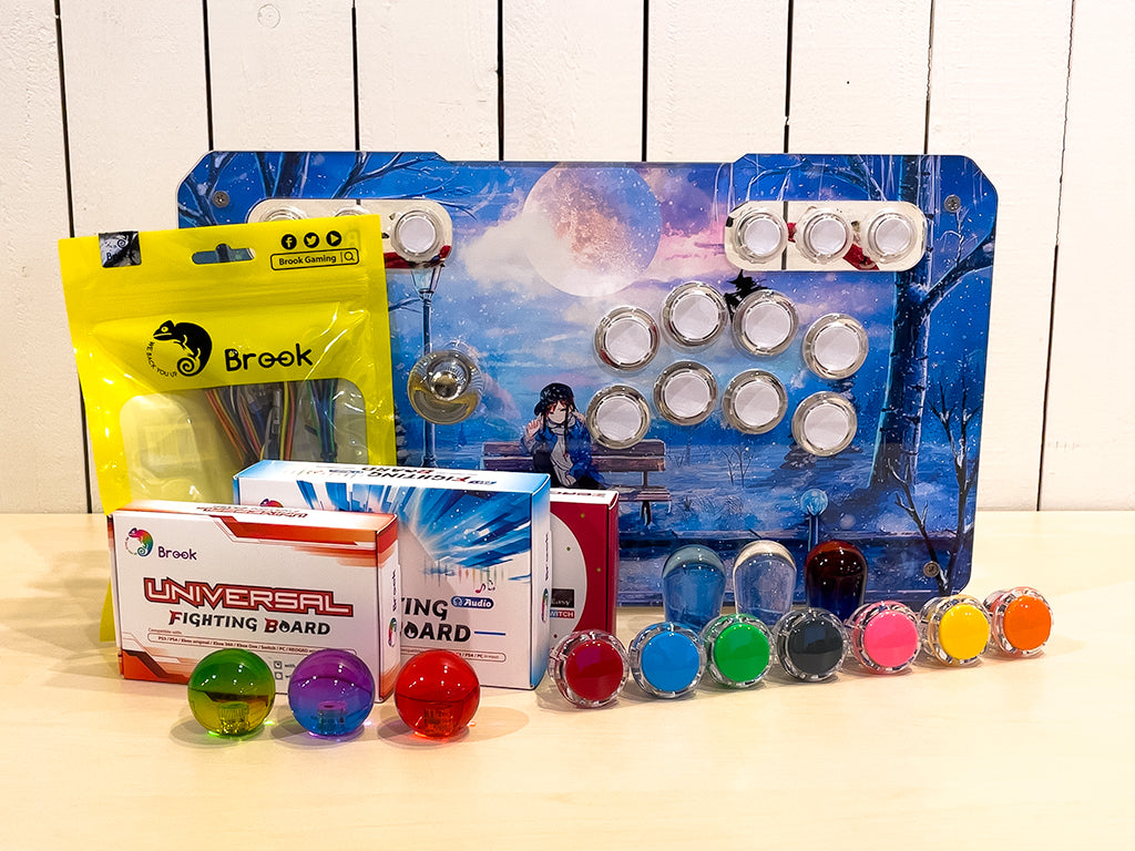 レバーレス　アケコン　Fightstick ZeroOne stickless ZERO ONE FIGHTSTICK マットブラック ケースキット – Akecon-アケ魂-
