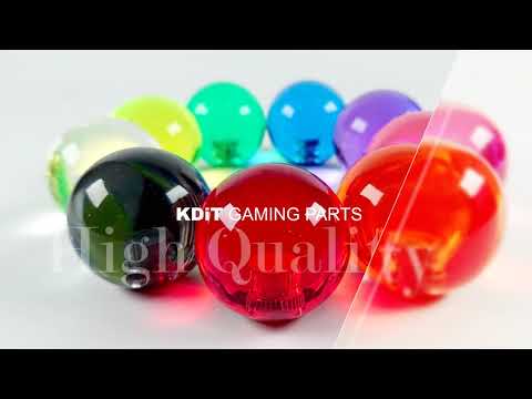 KDiT クリアレバーボール パープル – Akecon-アケ魂-