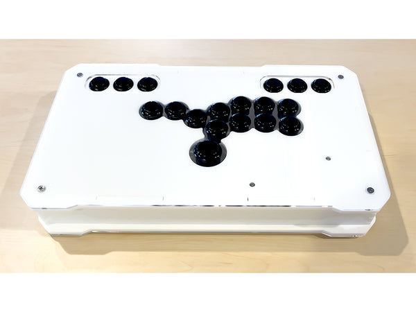 ZERO ONE STICKLESS [All-Button] Rev2 Clear/White Case Kit